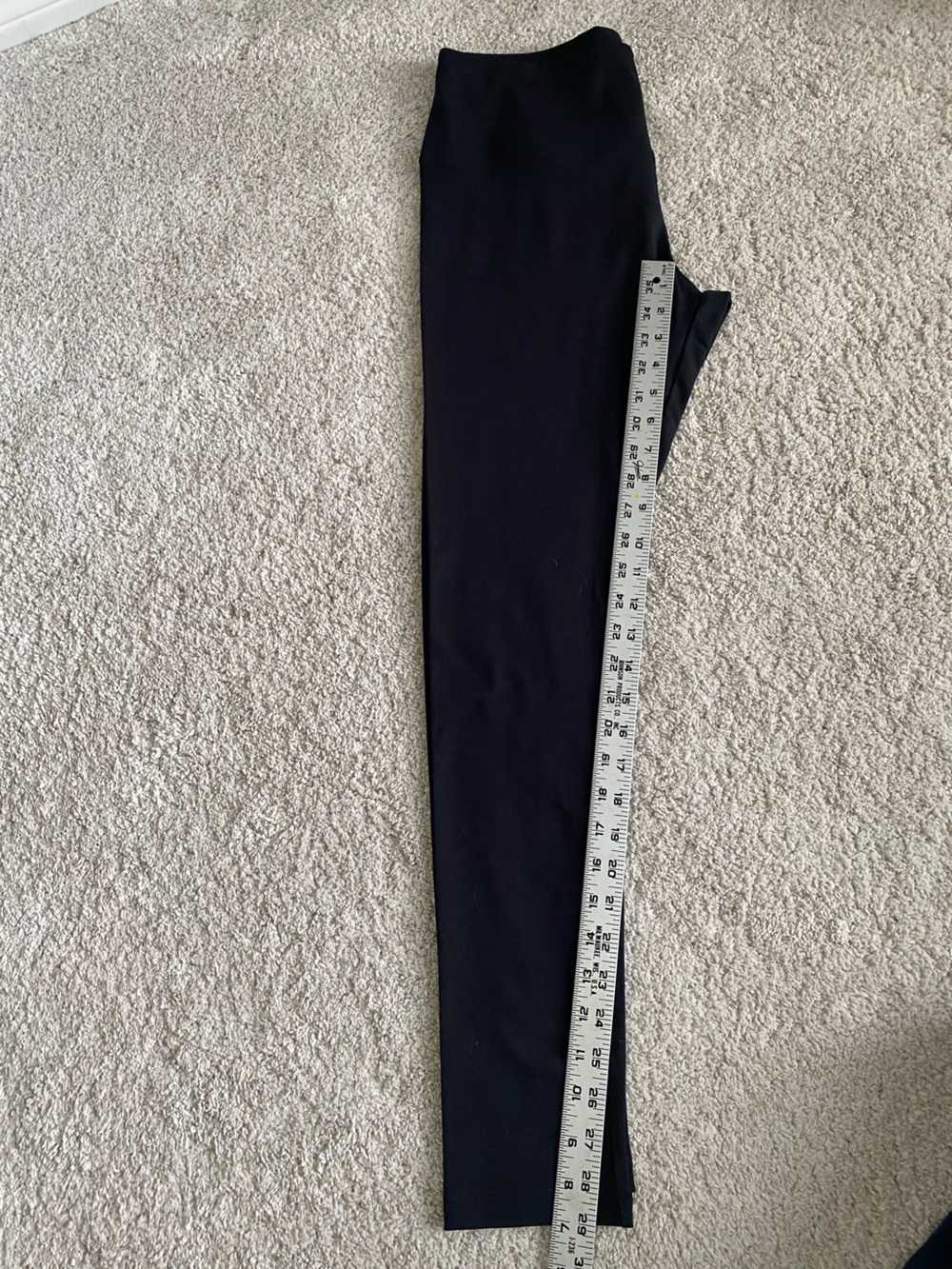 Bundle Pair of 2 Women's Black and Gray Leggings Size Medium - Picture 4 of 6